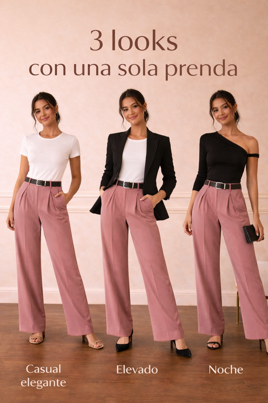 Una sola prenda. Tres formas de llevarla. Así se construye un armario inteligente.