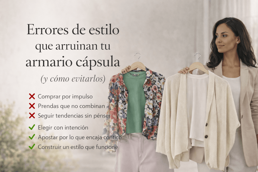 Errores de estilo que arruinan tu armario cápsula (y cómo evitarlos)