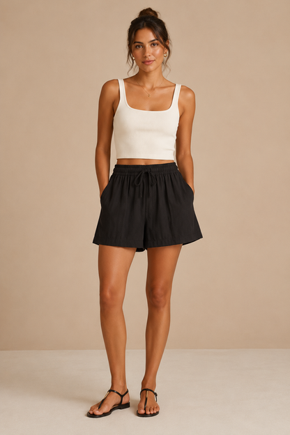 Short Cashia Basic Thin