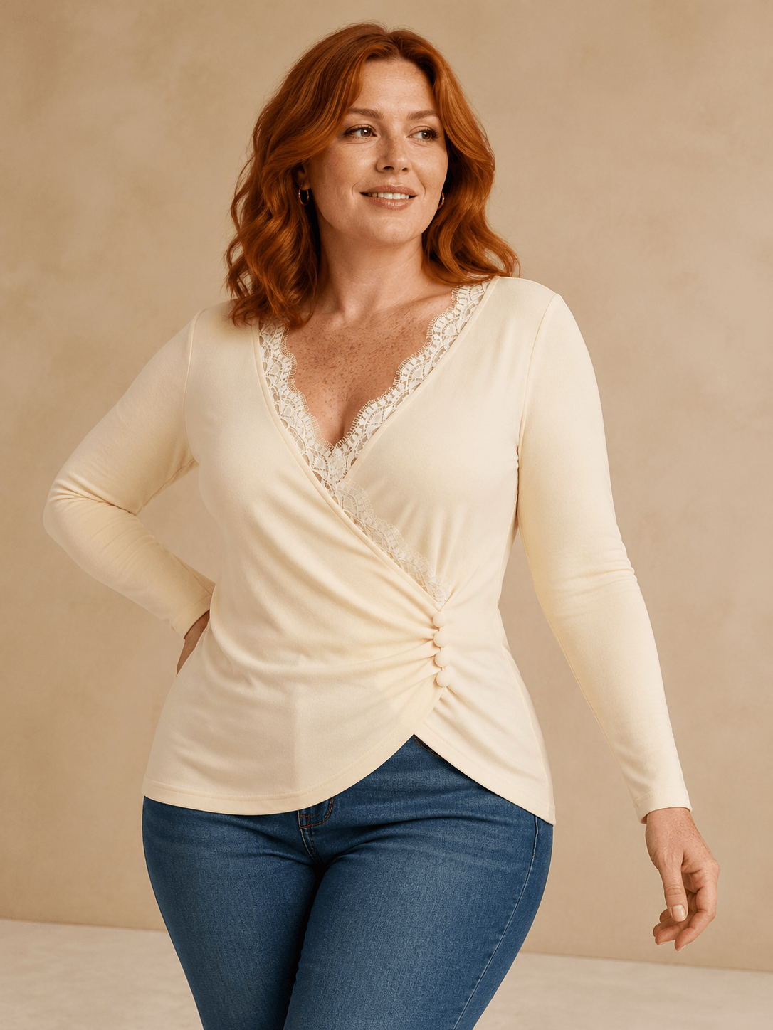 Camiseta Cashia Esencia, medio plano, talla XL