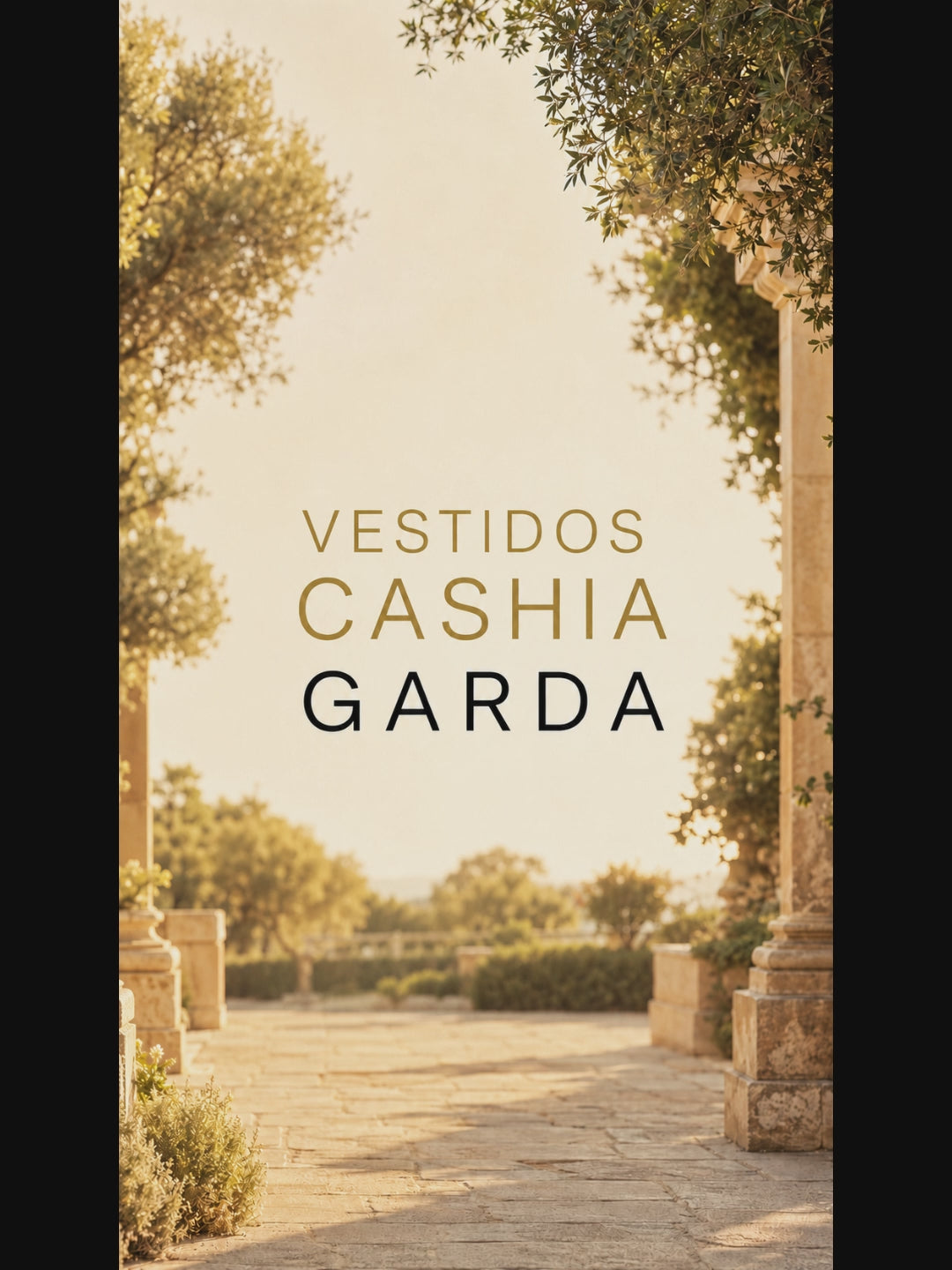 Video mostrando distintos modelos del Vestido Cashia Garda en un parque