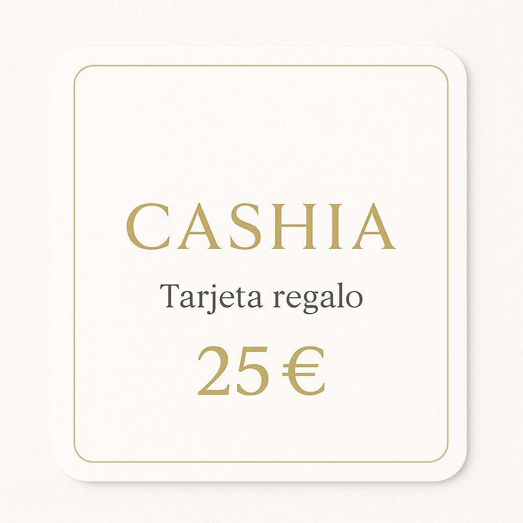 Tarjeta regalo Cashia de 25 euros. El regalo perfecto