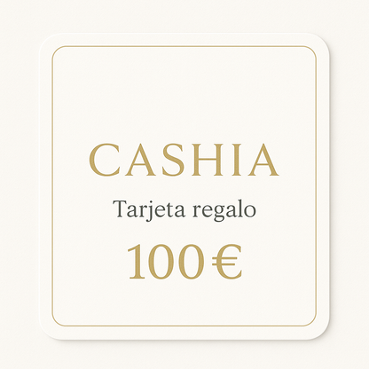Tarjeta regalo Cashia de 100 euros. El regalo perfecto