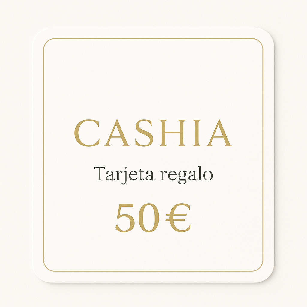 Tarjeta regalo Cashia de 50 euros. El regalo perfecto